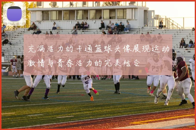 充满活力的卡通篮球头像展现运动激情与青春活力的完美结合